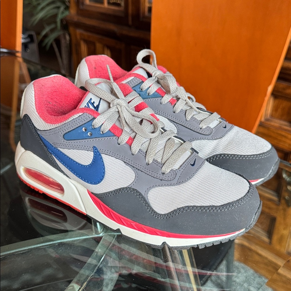 Nike Air Max Correlate Neutral Gray Red Blue Size 9